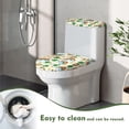 thumbnail image 4 of HELLHERO Clover Rainbow Pattern Toilet Seat Lid Cover 2 Pack Stylish Gifts Holiday for Bathroom, Fits All Toilet Shapes, 4 of 8