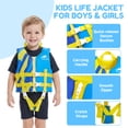 thumbnail image 6 of Gogokids Kids Swim Vest Toddler Life Jacket,Flotation Swimming Aid with Adjustable Safety Strap for Boys Girls Age 2-9 Years/28-66Lbs, 6 of 9