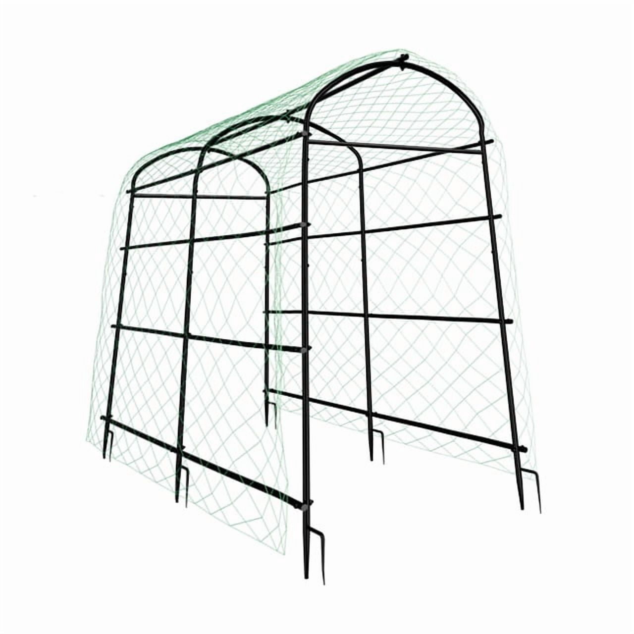 Large U-Shape Garden Trellis Arch Cucumber Trellis Support for Tomato Squash Bean Grapes, 47.24x71.65x87.40 inch