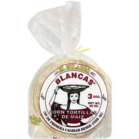 El Millagro Blancas Tortilla - 28 oz