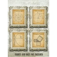thumbnail image 2 of Math Art Prints - Archimedean Spiral, Euler's Formula, Fibonacci Golden Spiral, Pythagoras Theorem - Set of Four Gallery Wall 8x10 Unframed - Geometry Wall Decor & Math Poster, 2 of 10