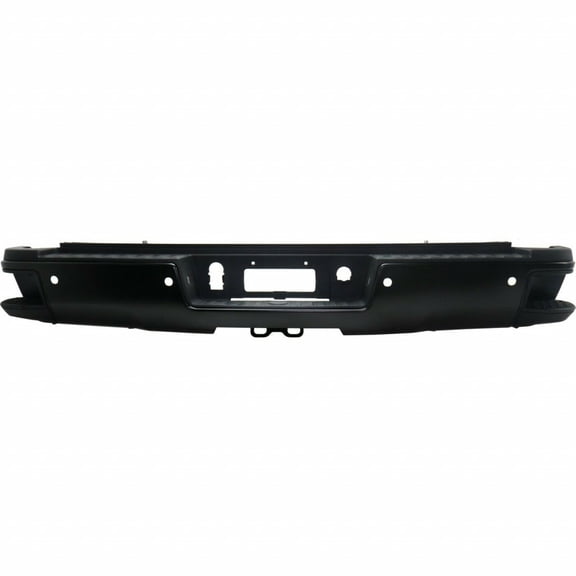 For Chevy Silverado 1500 LD 2019 | 4-Door | Bumper | Rear | Dual Rear Wheels | w/ Hitch Bar | Chrome | GM1103191 | 23154017-PFM