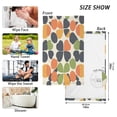 thumbnail image 6 of Yayeee 2 Pack Hand Towels for Bathroom 100% Cotton 16" x 28" Soft Absorbent Kitchen Towel, Black Clover Pattern, 6 of 7