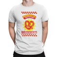 thumbnail image 2 of Officially Licensed Super Pretzel Fun Cartoon Pretzels Men's T-shirt, 2 of 3