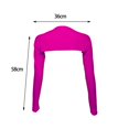 thumbnail image 5 of lionlar Manchon Confortable Protection Châle Respirant Manchon de Bras pour Golf Sports Randonnée Rouge rose, 5 of 5