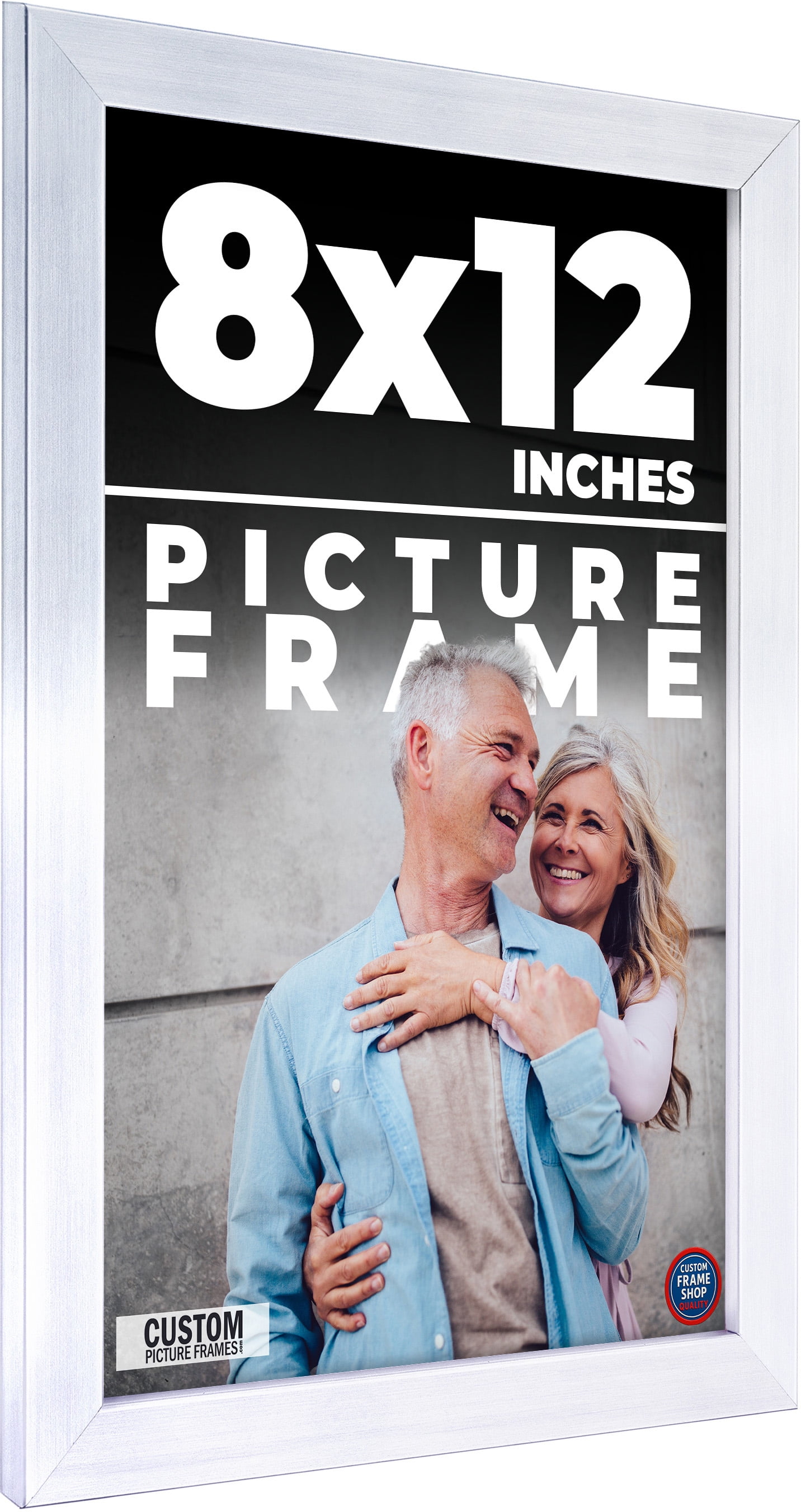 Classic 7x10 Black Picture Frame - Modern Design, Solid Wood, UV