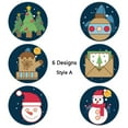 thumbnail image 3 of Merry Christmas Stickers 500pcs Xmas Themed Stickers Party Favors, 3 of 20