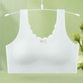 thumbnail image 2 of UQJfacai Teen Girls Seamless Sports Bra Tagless No Show Soft Breathable Light Training Bra with Padding Bras for Teens 11-15 Years, 2 of 4