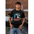 thumbnail image 3 of Vintage Cartoon All American Dad Bod Men Big & Tall Graphic Tee Brisco Brands 3X, 3 of 5