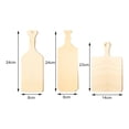 thumbnail image 6 of Naierhg Chopping Board Food Grade High Durability Wood All-Purpose Meat Paddle Shaped DIY Cutting Board Kitchen Tools, 6 of 8