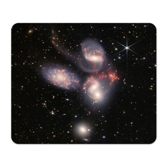 Webb Space Telescope Stephan’s Quintet Mousepad 1/4 Thick