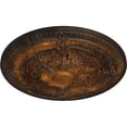 thumbnail image 3 of Ekena Millwork 26"OD x 3"P Vincent Ceiling Medallion (Fits Canopies up to 6"), Hand-Painted Rust, 3 of 5