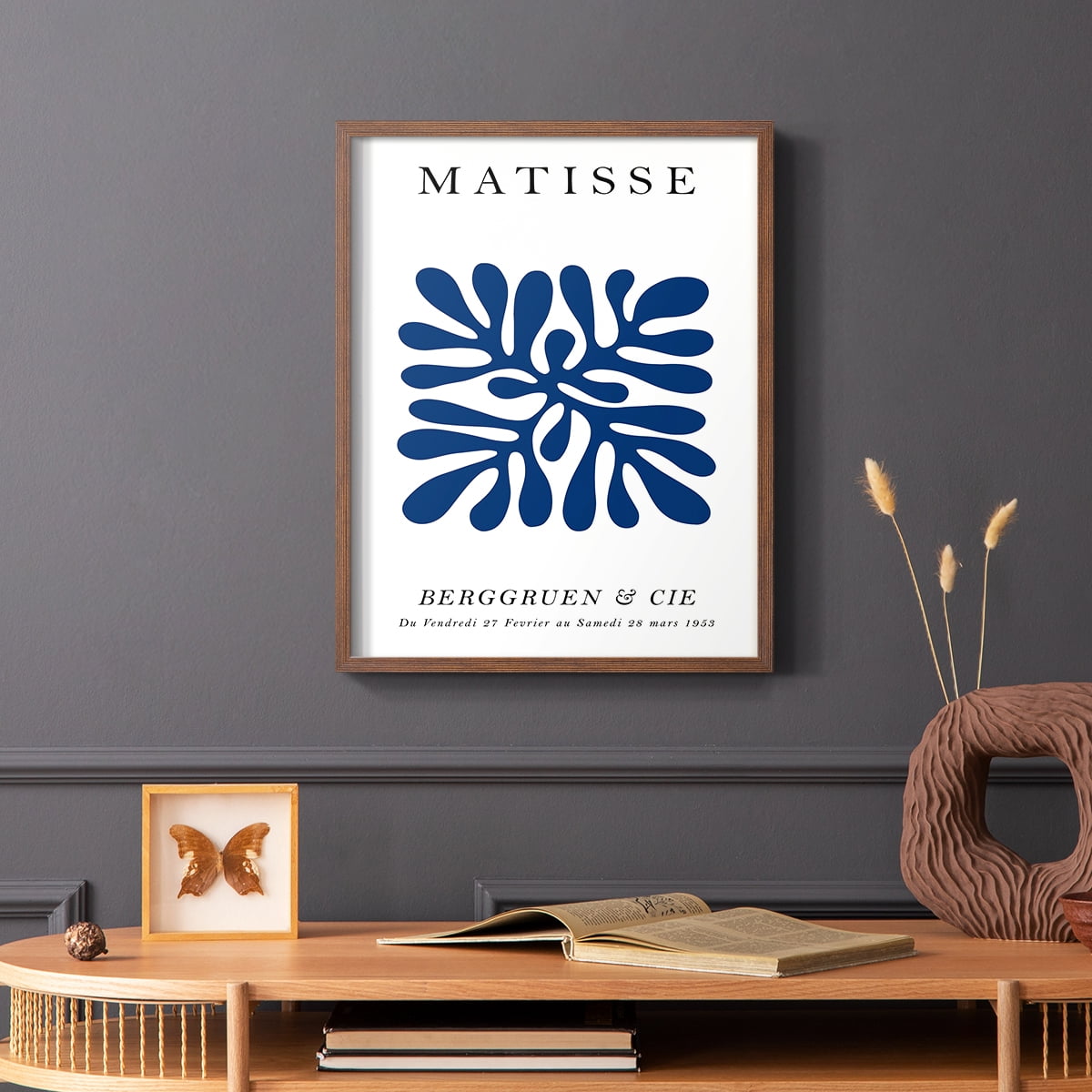 Matisse CCCI in Brown Solid Wood 11 x 14 Framed Print