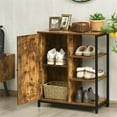 thumbnail image 5 of Pemberly Row Storage Cabinet Multipurpose Freestanding Cupboard in Brown/Black, 5 of 11