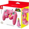 thumbnail image 3 of Control alámbrico Hori para Nintendo Switch Battle Pad Peach Rosa, 3 of 3