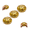3PCS, variant on The Golden Ticket Mystery Dumpling Blind Box-Golden Starlight Chase Version Squishy Dumpling,Golden Squishy Bun The Original Starlight Dumpling , 1 Pcs Stress Relief Ball for Adult