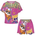 thumbnail image 2 of Super Kitties Women Pajamas Set Loungewear Sleepwear 2 Piece PJ Sets, 2 of 7