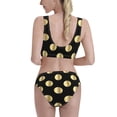 thumbnail image 5 of High Waisted Bikini Sets For Women, Golden Spots Swimsuits Tummy Control, Two Pieces Bathing Suit, 5 of 8