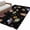 Black, variant on Cute Black Space Area Rugs 5'x8', Washable Small Throw Rugs for Classroom Bedroom, Star Cartoon Spaceship Planet Indoor Outdoor Rug Non-Slip Low Pile Carpet Runner Reversible Floor Mats
