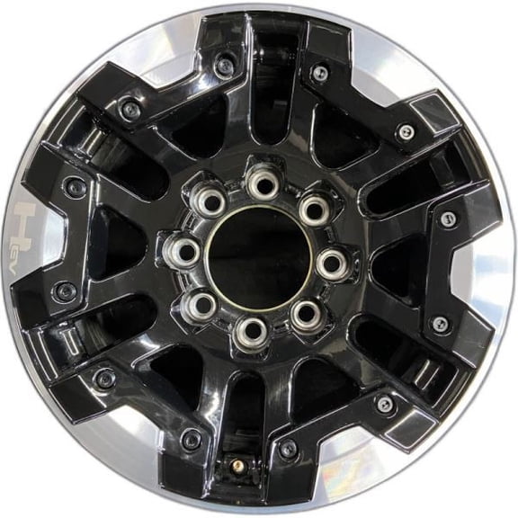 Remanufactured Genuine OEM Reconditioned Wheel 18x9 8x165.1 33 mm Offset Black Alloy Rim For GMC Hummer EV 2022-2024 84871281 Single