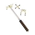 thumbnail image 2 of ZheElen Pool Cue Stick Bridge Pool Stick Gold Retractable Rack Rod Holder Stick Billiards Gold 35cm, 2 of 6