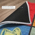 thumbnail image 6 of Addison Rugs Dream Shag Premium Machine Washable Transitional Coffee Mugs Kaleidoscope Rectangle Rug, 5' x 7'6", 6 of 8