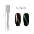 thumbnail image 4 of Juego de 6 herramientas para magnetizar uñas con bolígrafos de doble punta con diseño floral, imán fuerte, gel con efecto ojo de gato, para uso profesional, bricolaje en casa., 4 of 9