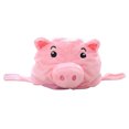 thumbnail image 1 of Gorro de peluche ajustable de cerdo, divertido gorro de cosplay, accesorio para fotos de dibujos animados (rosa), 1 of 5