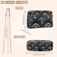 thumbnail image 4 of FORMRS Women Crossbody Purse with Chain Strap Vegan Leather Shoulder Handbag, Blue Art Pattern, 4 of 7