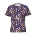 thumbnail image 3 of Naloa Snake And Floral Men's T-Shirt Sport T-shirt Men's Basic Tee Casual Men's Shirt, Round Neck, Short Sleeves - Medium, 3 of 5