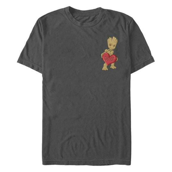 Men's Marvel Groot Heart Graphic T-Shirt