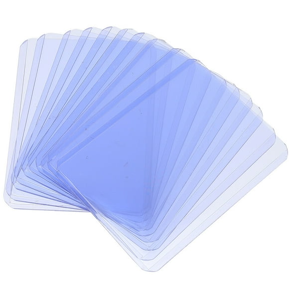 MasteelfCA 30 Pcs Pochettes Transparentes pour Cartes Pochettes en PVC pour Cartes à Échanger Protecteurs de Cartes de Jeu