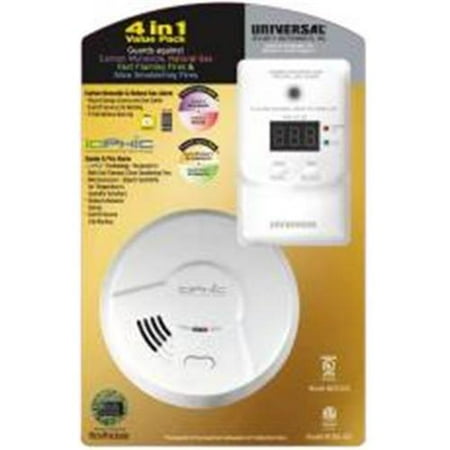Usi 106860 Iophic Combination Smoke, Co, And Natural Gas Alarm Value Pack