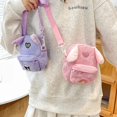 thumbnail image 3 of Sac de Maquillage Sanrio Dessin Animé Kuromi Melody Cinnamoroll Sac de Rangement pour Rouges à Lèvres Cosmétiques Sac de Toilette Portable en Velours Côtelé avec Broderie, 3 of 6