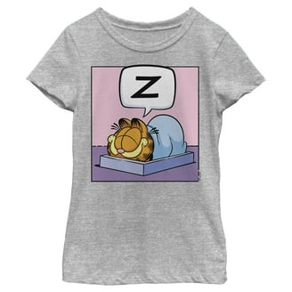 Nickelodeon Maglietta Garfield 'I Heart Earth' – Ragazza – Maniche Corte – Stampata Negli USA