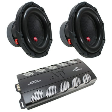 Audiopipe 10" BDC2 Subwoofer Combo 1200W RMS w/ 1500W 1 Ohm Monoblock Amplifier