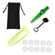 thumbnail image 5 of Kazoo con bolsa de almacenamiento con cordón, instrumento musical para adultos, regalo de concierto Verde, 5 of 9