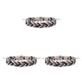 thumbnail image 4 of Guardoinrt Embrace Uniqueness Multicolored Braided Friendship Bracelet Gift Idea Minimalist AAA-011 3Set, 4 of 6