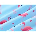 thumbnail image 5 of Serdomi Girls Long Sleeve Rash Guard Swimsuit 1 Piece Flamingo with Zipper Front Toddler Bathing Suit Swimsuit Size 4, 5 of 7