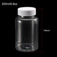thumbnail image 2 of Botella de reactivo de boca ancha de plástico Uxcell 200ml/6.8 oz, paquete de 10., 2 of 5