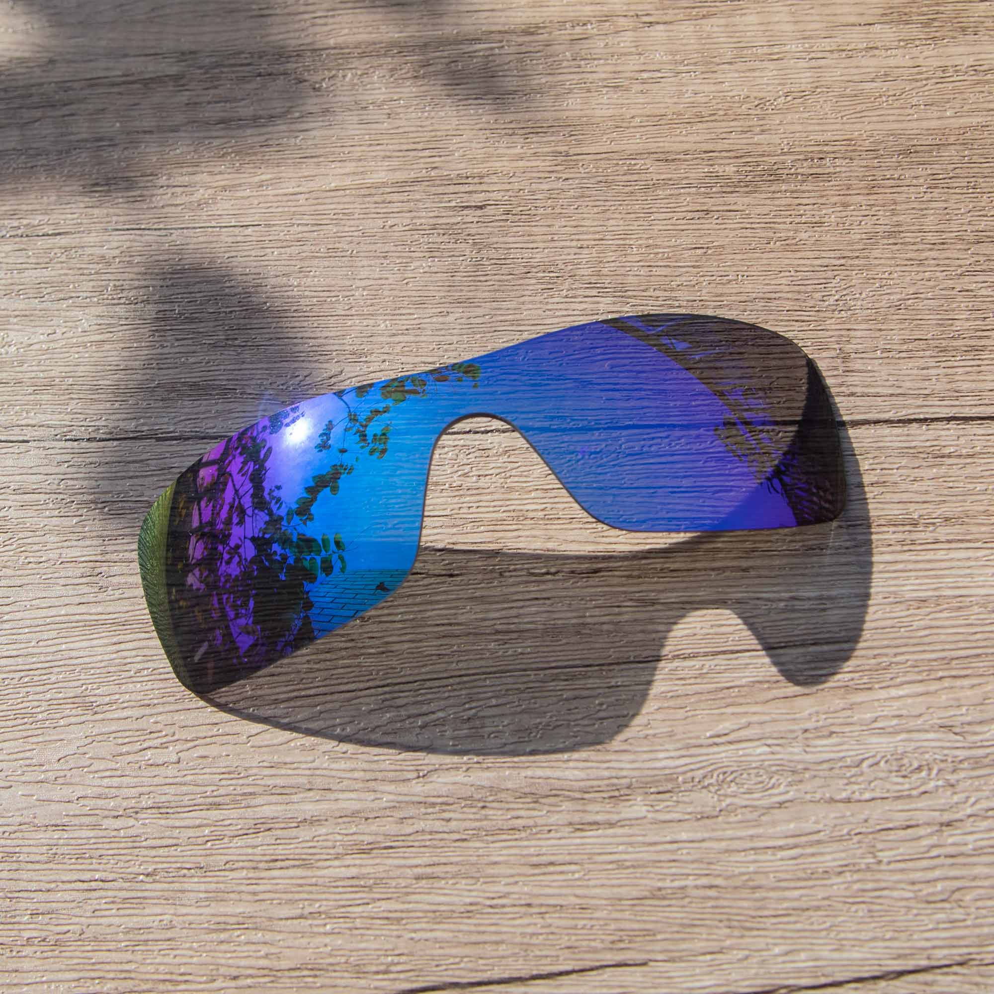 Walleva Ice Blue Polarized Replacement Lenses for Oakley Batwolf Sunglasses - image 4 of 7