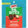 thumbnail image 2 of (2 pack) SKIPPY PB Bites Girl Scout Chocolate Peanut Butter Snack, Shelf-Stable, 5.5 oz Plastic Pouch, 2 of 18