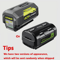 thumbnail image 5 of 2 Packs 6.0Ah 40V Lithium-Ion Battery for Ryobi 40 Vlot Power Tools OP4026 OP40602 OP4050A OP4040 OP4030, 5 of 7