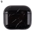 thumbnail image 2 of Protective Case Dust-proof Anti-fall Ultra-thin Marble Pattern Bluetooth-compatible Earphone Protective PC Sleeve for AirPods 3, 2 of 8