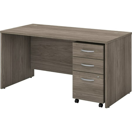 UPC: 0042976185978 | Bush Business Furniture Studio C 60W x 30D Office Desk with Mobile File Cabinet