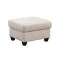 thumbnail image 3 of Six Seat Fabric Reversible Modular Sectional Sofa with Ottoman-Beige, 3 of 8