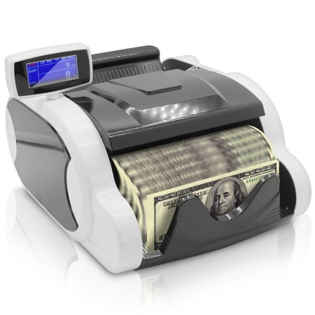 PYLE PRMC120.5 - Bill Counter - Money Counting Machine with Counterfeit