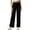 Black, variant on ZQUUVOU Yoga Pants Women Wide Leg Pants With Pockets High Waist Stretch Dress Casual Fitness And Sports Tight And Nude Yoga Long Pants Olive Green