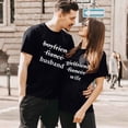 thumbnail image 4 of B91xZ T-shirts Basiques pour Femmes T-Shirt à Manches Longues à Col Rond, Noir L, 4 of 4