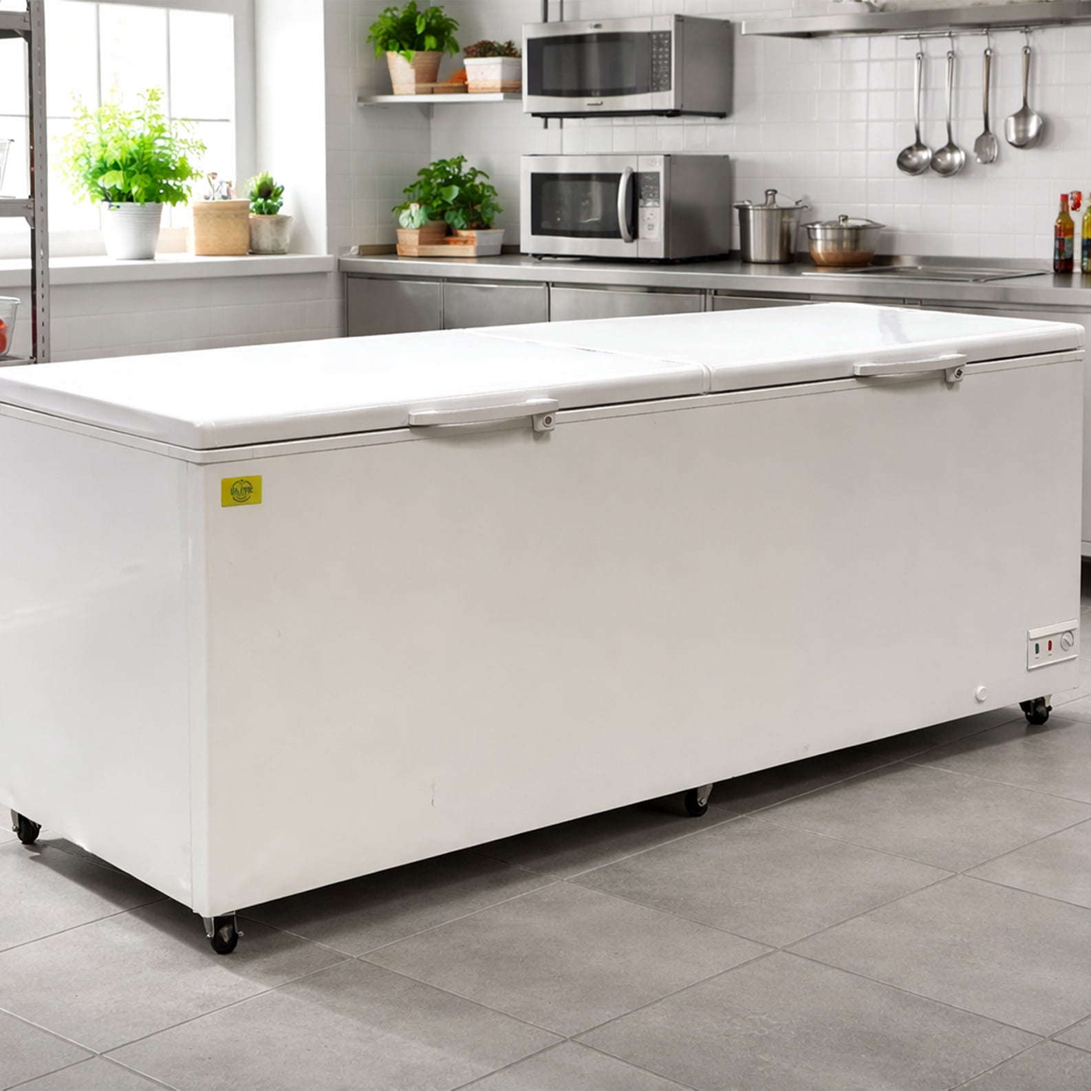35 Cu.Ft. Chest Freezer, Deep Freezer Commercial Chest Freezer 89 in. NSF Commercial Chest Freezer – Extra-Large Capacity for Foodservice & Retail